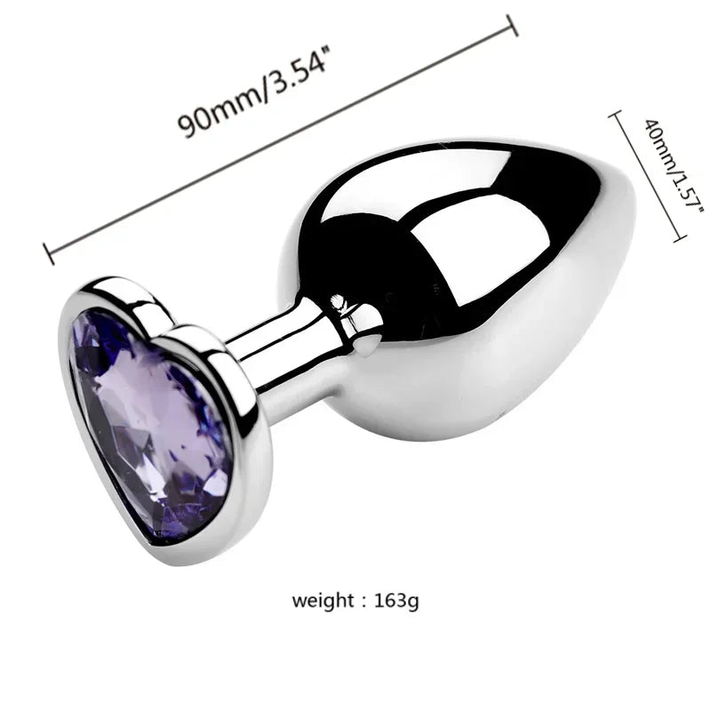 All three sizes with matching crystal bases displayed