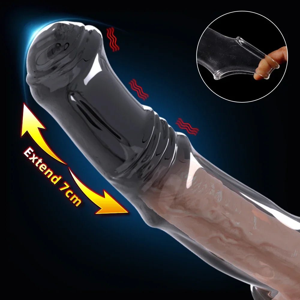 Side profile of sleeve showing length