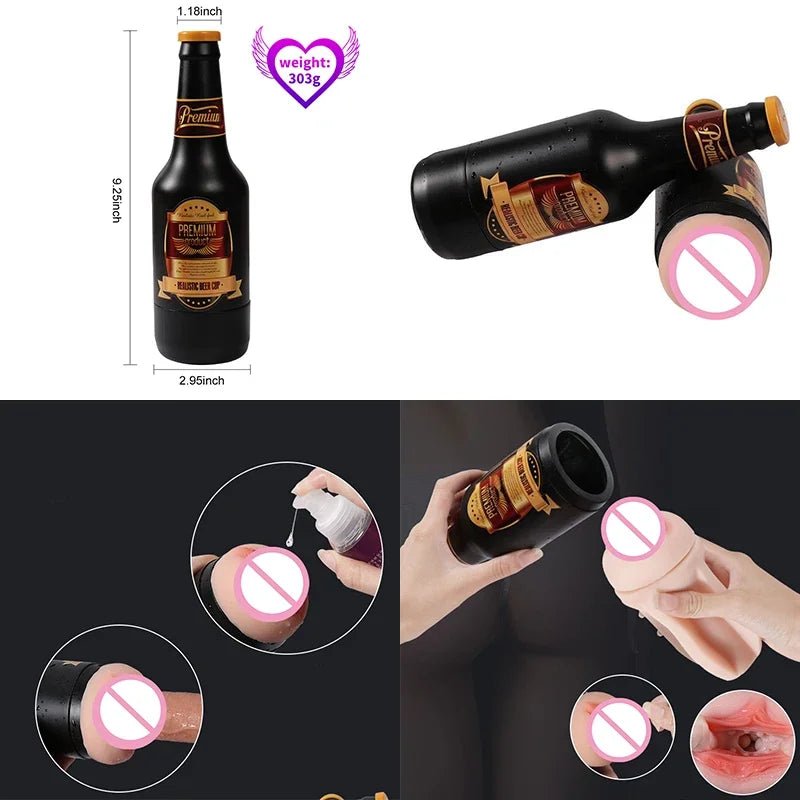 Size comparison of male pleasure device