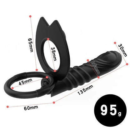 Charging port detail on vibrating ring