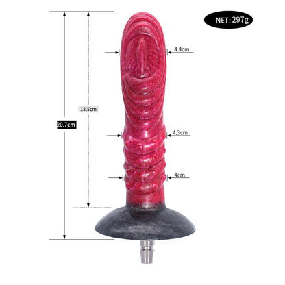 Lifestyle or context shot of rough beast silicone animal toy for ultimate pleasure experience