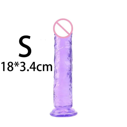 Accessories and components included with 5 colours small transparent suction cup jelly toy for fun