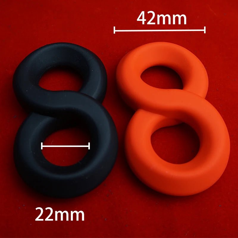 Rear or angled view of tugger balls stretcher dual support device for pleasure