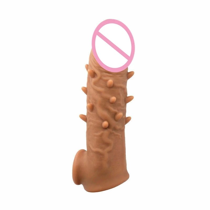 Vibrating attachment or ring on sleeve