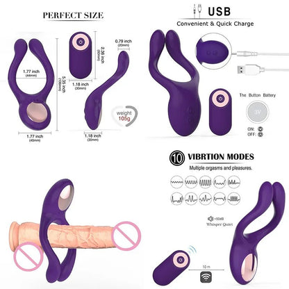 Strap-on harness   front product view