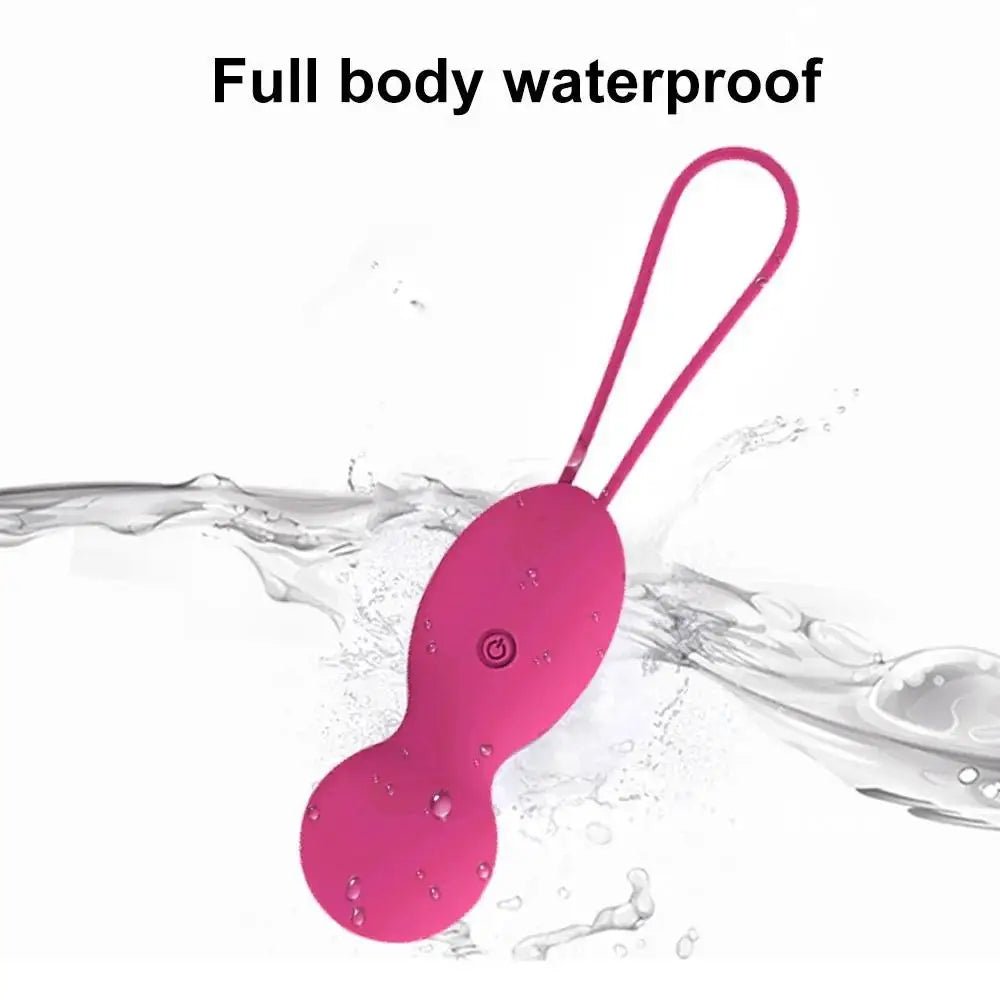 Side profile of kegel trainer showing shape