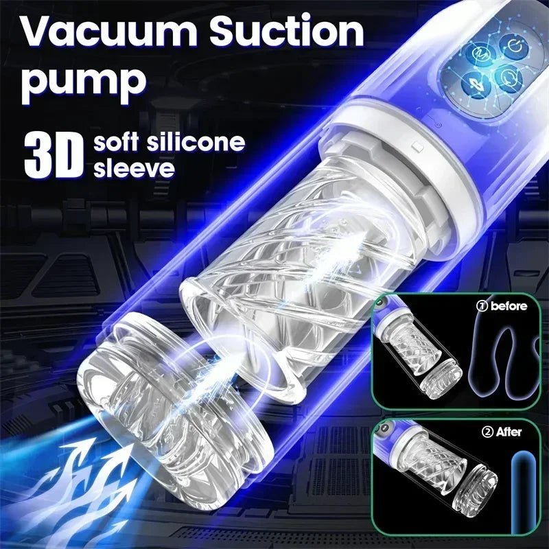 Rear or angled view of 9kilo se cup x toy for men inflatable fun experience pleasure