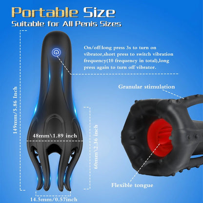 USB charging cable included with vibrator