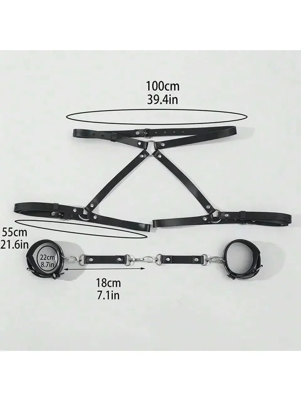 Full set contents laid flat   all pieces included