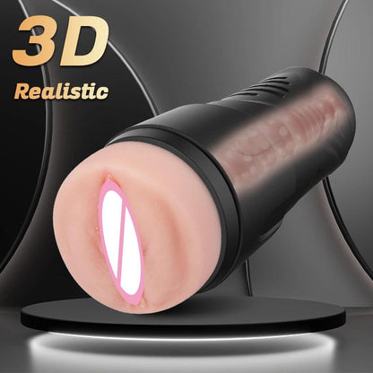 Front view of male pleasure device for men for ultimate satisfaction experience on white background