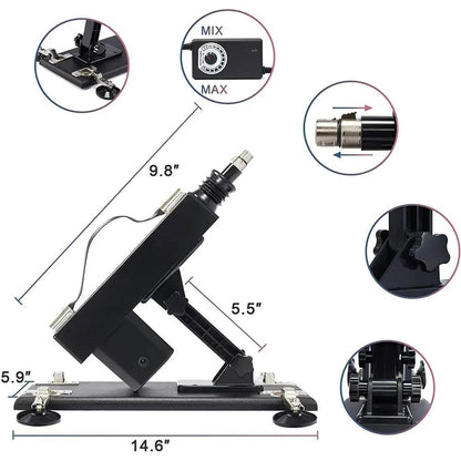 Motor and power unit of pleasure machine