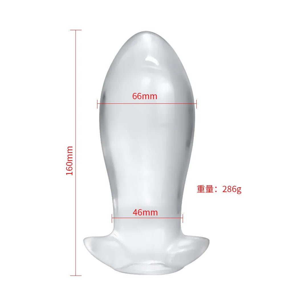 Size comparison of adult plug with scale reference