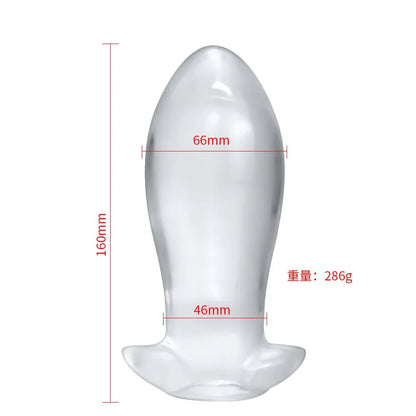 Size comparison of adult plug with scale reference