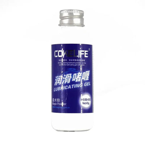 Bottle or tube of intimate lubricant   front label view