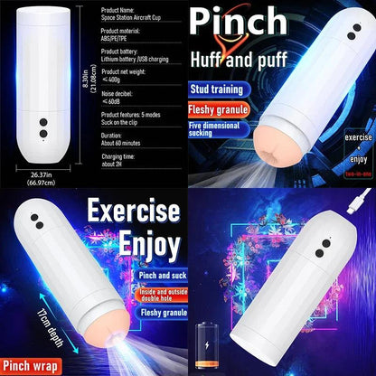 Packaging and accessories included with rod man flesh cup toy for ultimate pleasure experience