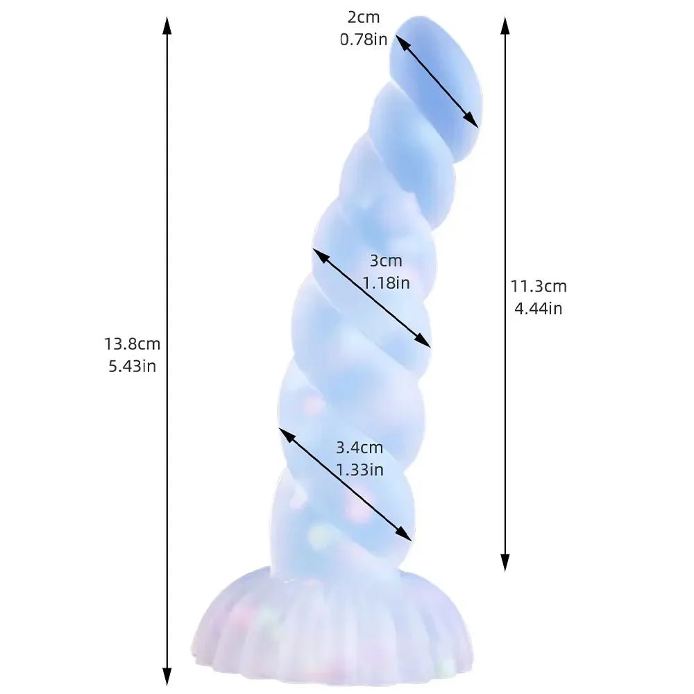 Colour and variant options available for dark glowing toy for women with suction cup for pleasure