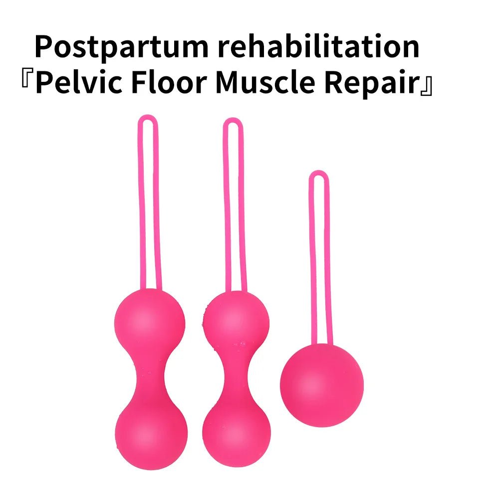 Side profile of kegel trainer showing shape