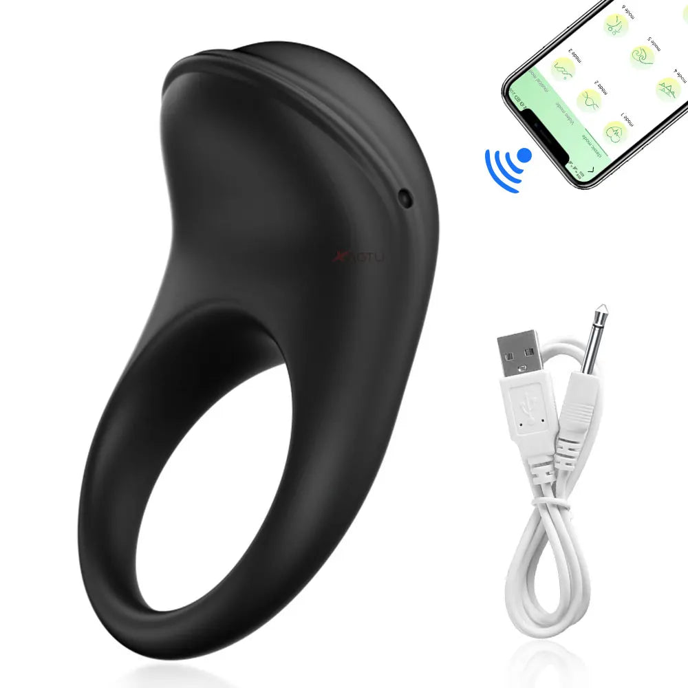 Ring with vibrator attachment detail
