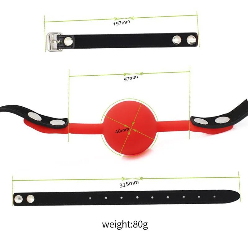 Soft Silicone Gag Ball Sex Toys For Couples Bdsm Fun