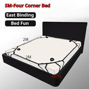 Four-Corner Bed Restraint Kit with Cuffs