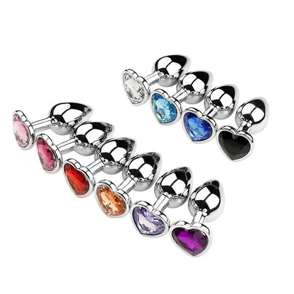 Stainless Steel adult plug | Crystal adult plug