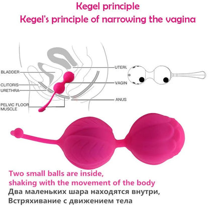 Side profile of kegel trainer showing shape