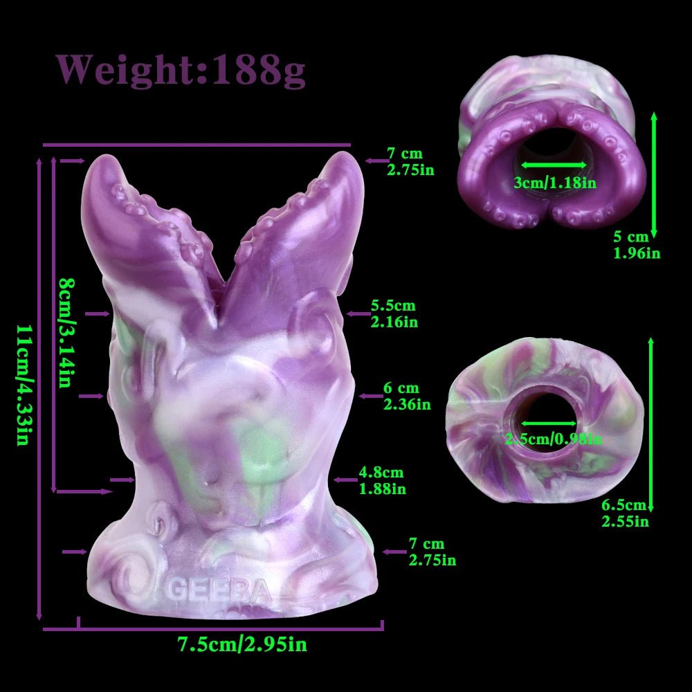Overhead flat-lay of adult plug