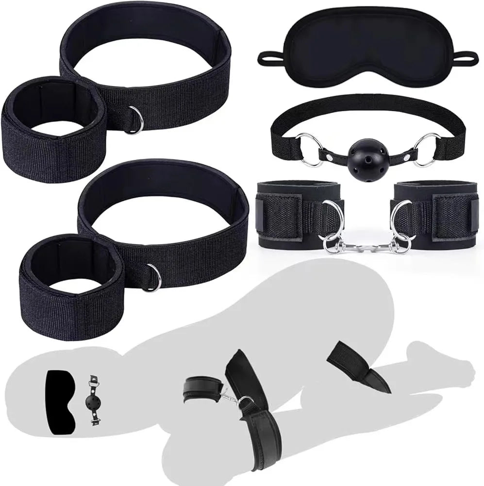 Bondage accessory   product overview on neutral background