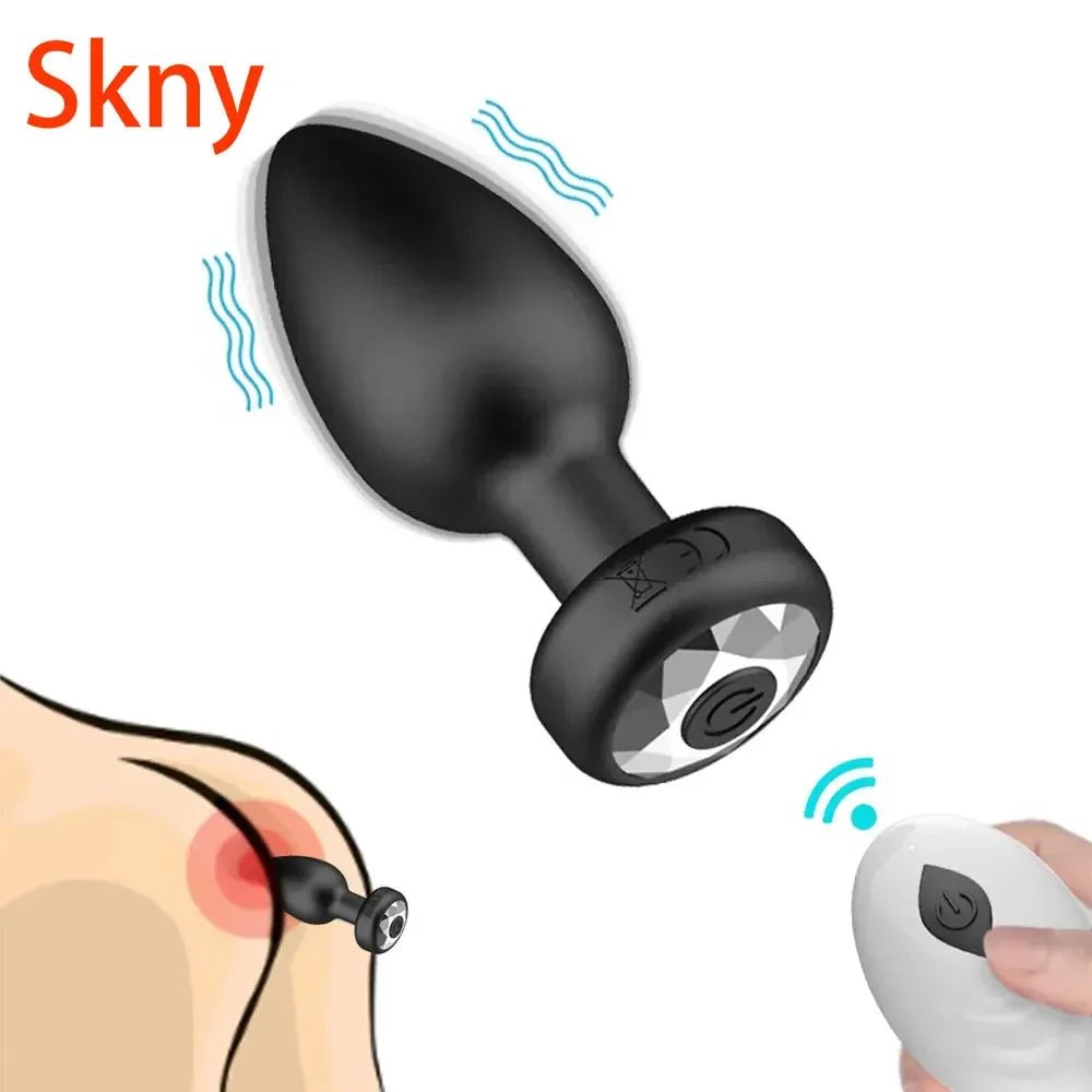 10 Speed Vibrating Butt Plug – App Remote Prostate Massager for Deep Pleasure