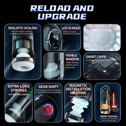 Side profile of male pleasure device