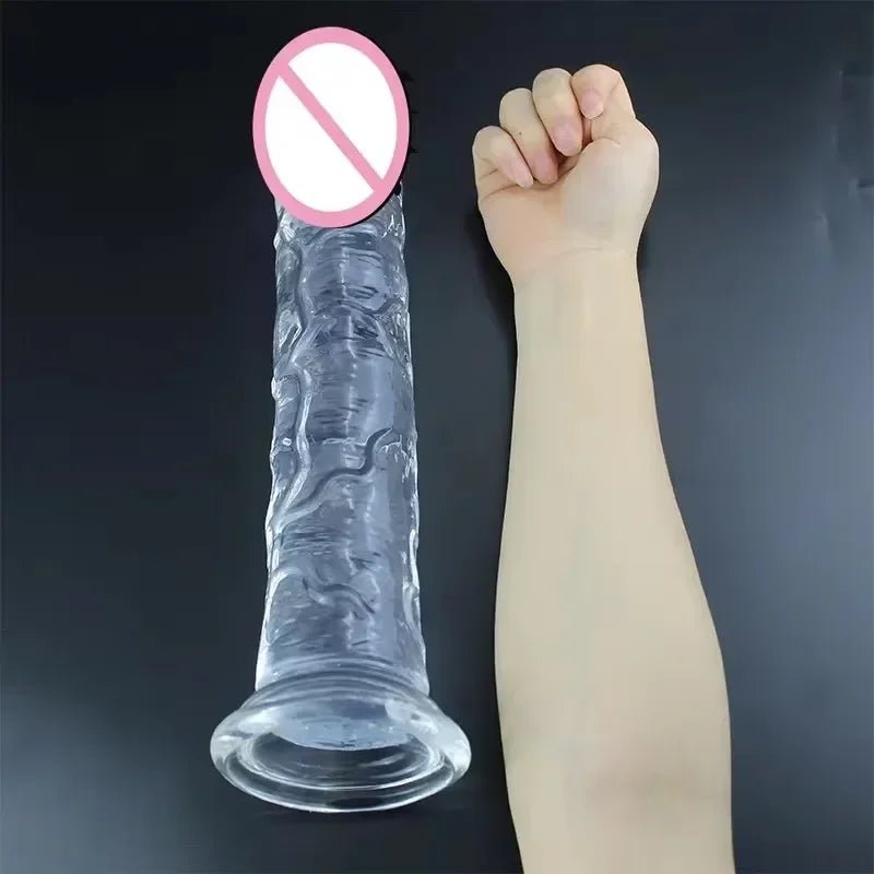 Rear or angled view of 5 colours small transparent suction cup jelly toy for fun