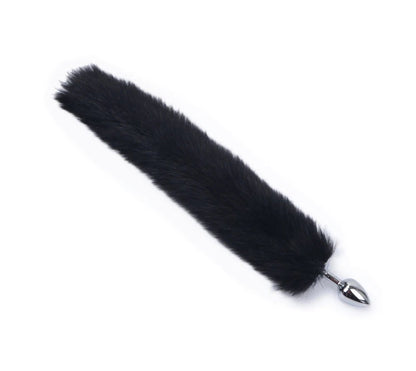 Fox tail close-up showing texture and volume