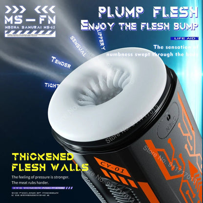 Interior texture detail of male pleasure device