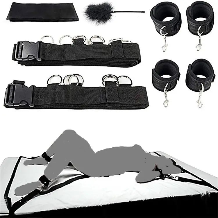Full set contents laid flat   all pieces included