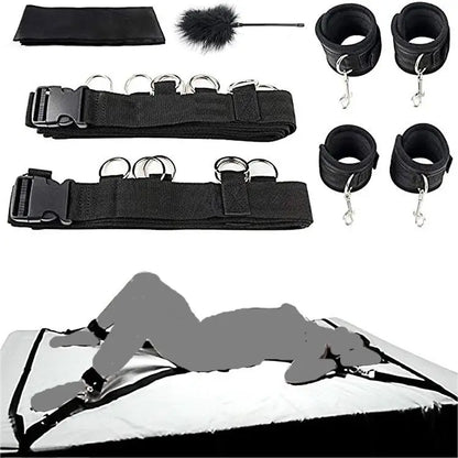 Full set contents laid flat   all pieces included