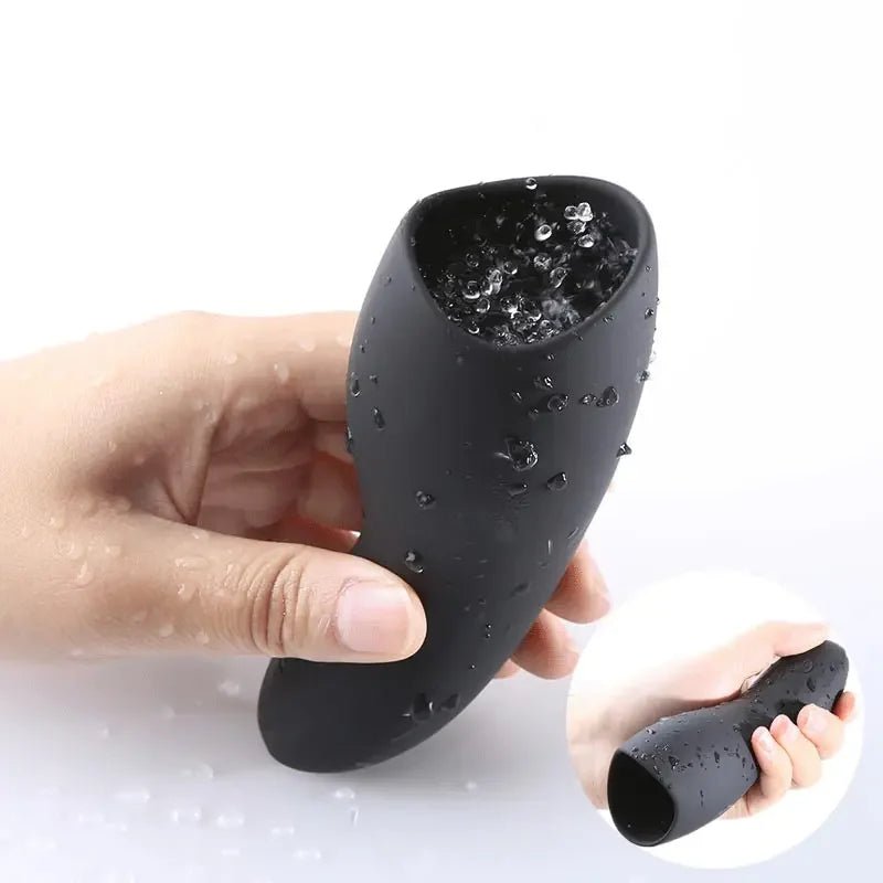 Close-up of material texture and finish on mature pleasure devices artificial intimacy egg toys real pleasure