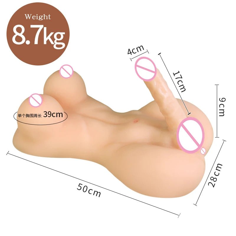 Accessories included with male pleasure device