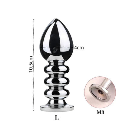 Adult plug   front product view on neutral background