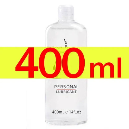 Lubricant shown next to compatible toy
