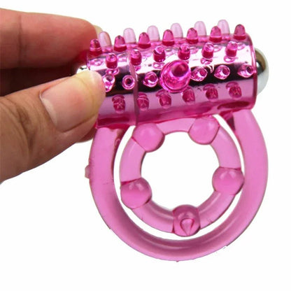 Ring with vibrator attachment detail