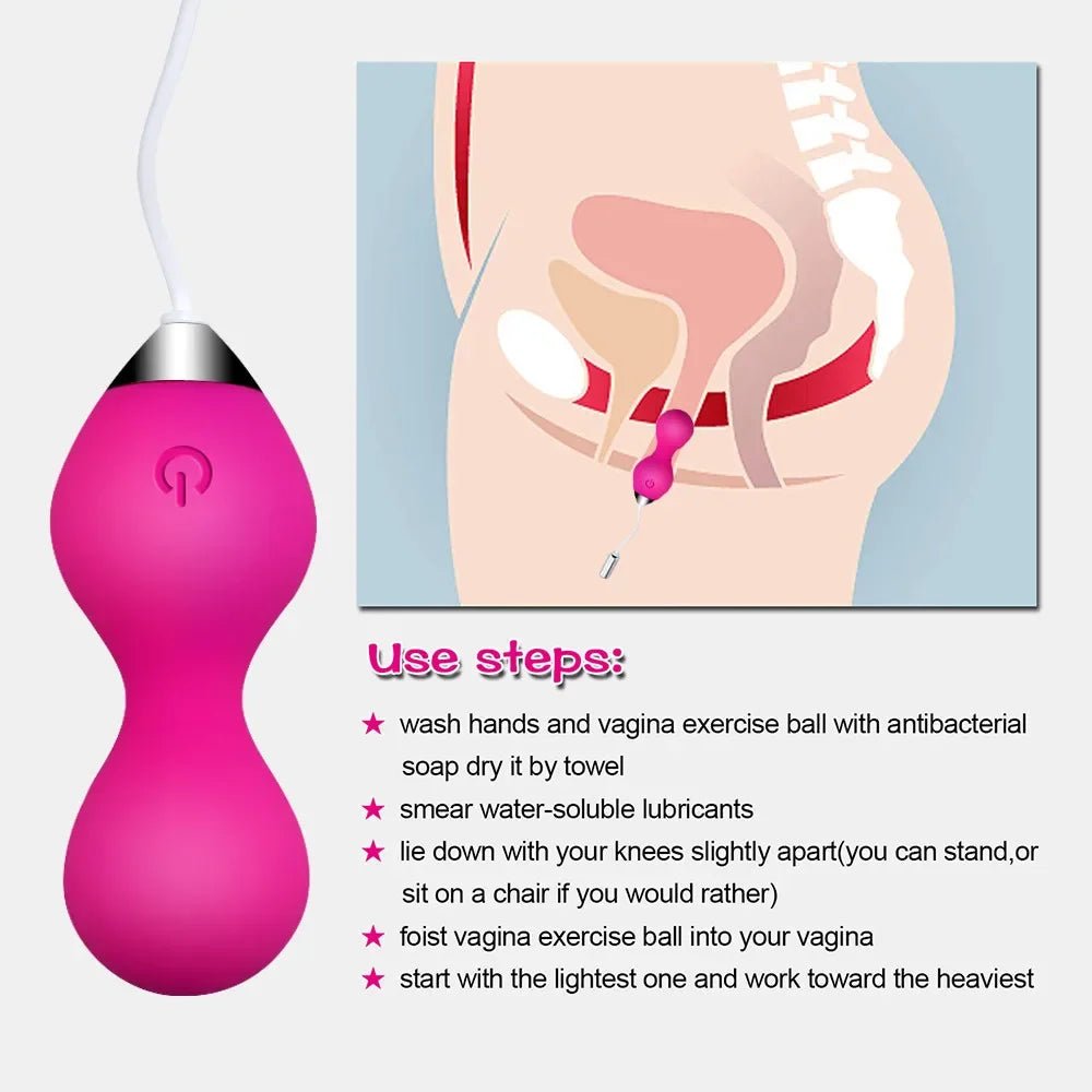 USB charging cable included with vibrator