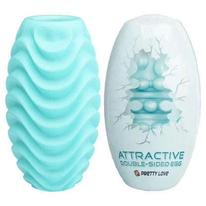Detail shot of base or attachment on silicone pocket toy for men - ultimate pleasure experience