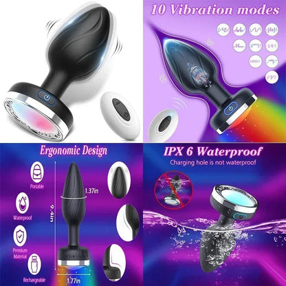 Vibration pattern chart for adult plug