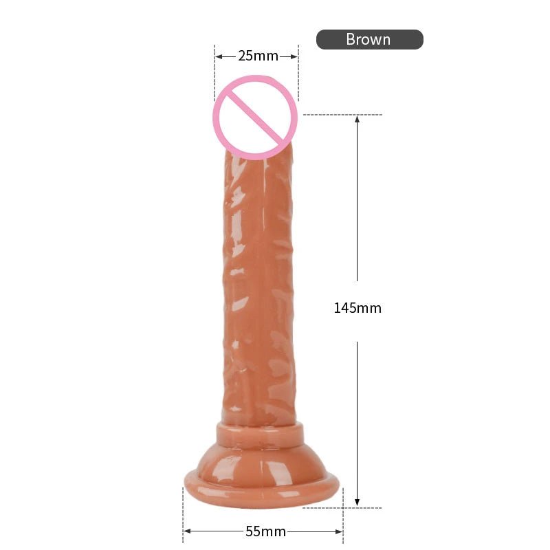 Realistic adult toy   product view on white background