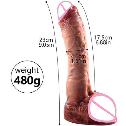 Realistic adult toy   product view on white background