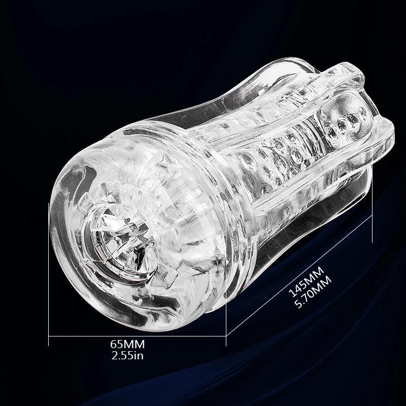 Size comparison of male pleasure device