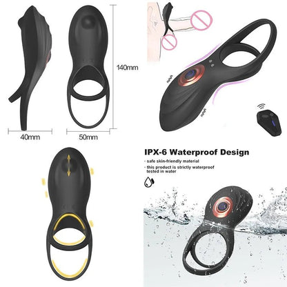 Charging port detail on vibrating ring