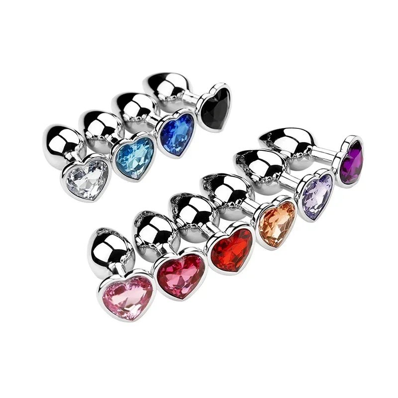 Stainless Steel adult plug | Crystal adult plug