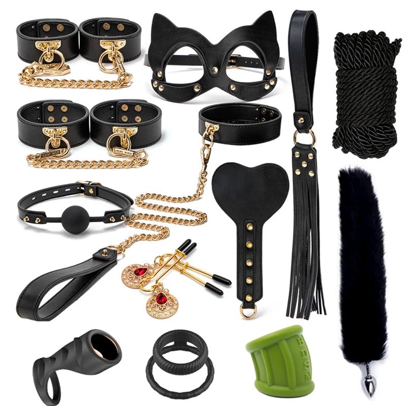 Material close-up   leather, velvet, neoprene