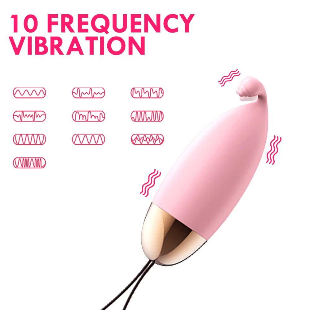 Side profile of kegel trainer showing shape